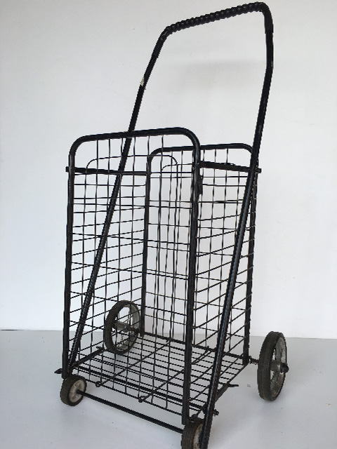 TROLLEY, Shopping Trolley - Black Wire